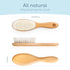 Soft Wooden Baby Hair Brush for Newborns & Toddlers in Chic Gift Box - Ultra Soft Natural Goat Hair - Perfect Registry Gift (Goat hair brush - Ova...