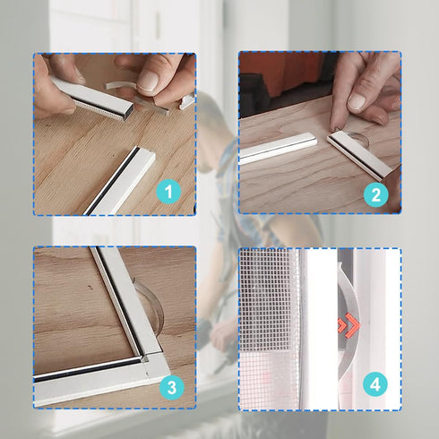 60 Pieces Window Screen Tension Spring Corner Mount Flat Window Spring Clips Stainless Steel,Prevent Screen Windows Shaking...
