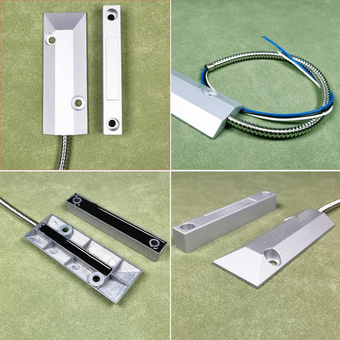 Rolling Door Contact Magnetic Reed Switch Alarm with 3 Wires for N.O./N.C. Applications OC-55...