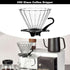 V60 02 Cone Glass Coffee Dripper, 1-4 Cups, Pour Over Coffee Maker, Reusable Coffee Filter Cup, Slow Brewing Accessories for Home, Cafe, Party...