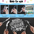 White Window Chalk Markers Pen: 6 Pack White Glass Marker, Liquid Chalk Marker for Chalkboard Signs, Car Window Paint Marker Pen for Bistro, Jars,...