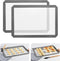 KitchenRaku Silicone Baking Mat, 16.5"x11.6" Non Stick Reusable Silicone Cooking Mat, BPA Free Baking Sheet for Cookies, Macarons Bread & Pastry, ...