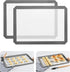 KitchenRaku Silicone Baking Mat, 16.5"x11.6" Non Stick Reusable Silicone Cooking Mat, BPA Free Baking Sheet for Cookies, Macarons Bread & Pastry, ...
