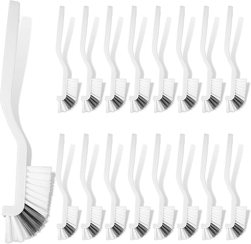 Yinkin Kitchen Scrub Brush Bulk Sink Bathroom Brush Edge Corner Cleaning Brush Right Angle Mini Grout Brush for Household Dishwasher Tile Lines Wi...