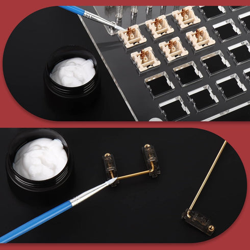 YIMAGUJRX RUNJRX Keyboard Switch Lube Kit GPL 205G0 0.53oz/15g, Switch Opener for Cherry MX Gateron TTC Holy Pandas Switch,Switch Lube Tools for G...