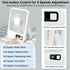 Desk Fan Battery Operated Fan, USB Rechargeable Desktop Fans Small Quiet 180° Foldable Portable Fan for Office Bedroom Travel Outdoor, 5 Speeds Ad...