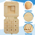 9 Hole Wooden Pegboard for Occupational Therapy Nine Hole Peg Test to Improve Fine Motor Coordination, Finger Dexterity, Concentration and Increas...