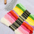 Friendship Bracelet String 50 Skeins Rainbow Color Embroidery Floss Cross Stitch Embroidery Thread Cotton Floss Bracelet Yarn, Craft Floss...