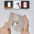 Home Wall Plate 2 Gang Double Toggle Decorative Light Switch Cover Modern Abstract Switch Plate Cover for Bathroom Kitchen Home Decor White Love...