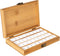 4X6 Inch Bamboo Watercolor Paint Palette 36 Empty Half Pans Wooden Travel Box Case for Acrylic Gouache Painting Amateur Hobbyists Painting Artists...
