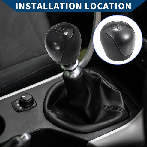 6 Speed Manual Gear Shift Knob for Hyundai IX35 2009-2015 / Front Automotive Gearbox Stick Shifter Lever Knob/Durable Plastic / 1 Pcs Black...