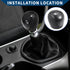 6 Speed Manual Gear Shift Knob for Hyundai IX35 2009-2015 / Front Automotive Gearbox Stick Shifter Lever Knob/Durable Plastic / 1 Pcs Black...