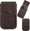 Genuine Leather Phone Holster with Belt Clip | Cell Phone Pouch for iPhone and Smartphone | Cell Phone Holsters Holders | Belt Phone Holder | Cell...