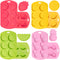 Whaline 4 Pack Fruit Shaped Silicone Mold Pineapple Lemon Watermelon Strawberry Chocolate Candy Baking Mould 3D Summer Fruit Ice Mold for DIY Jell...