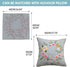 AMLESO DIY Embroidery Covers Kit Cushion Cover Semi-Finished for Living Room Sewing Supplies Adults Beginners Gift, light blue...