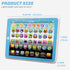 Kids Tablet Learning Pad Toddler Tablet with ABC Word Song Music Number Electronic Interactive Toy for Educational Preschool Boys & Girls 3 4 5 Ye...