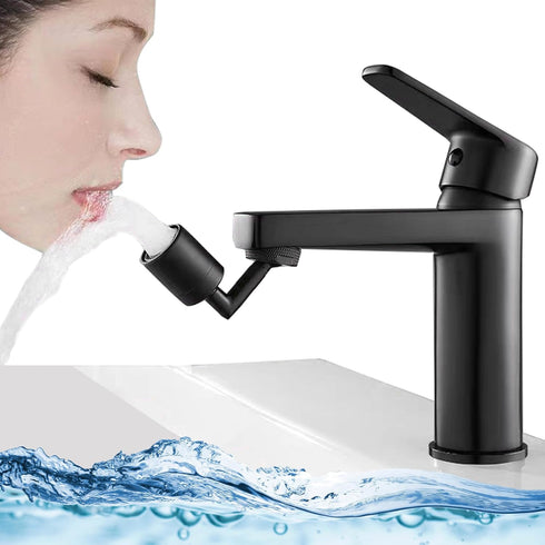 Swivel Faucet Extender, Faucet Extender for Bathroom Sink Kitchen-Aerator-Splash Water Filter Extension, Multifunctional Universal Robotic Arm Rot...