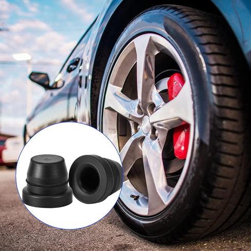 Brake Bleeder Screw Cap Grease Fitting Cap Rubber Dust Cover for Cars and Motorcycles (100 Pieces)...