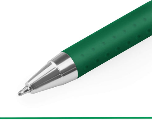 Zebra Classic Z-Grip Flight Ballpoint Pens - 1.2mm - Green - Pack of 3...