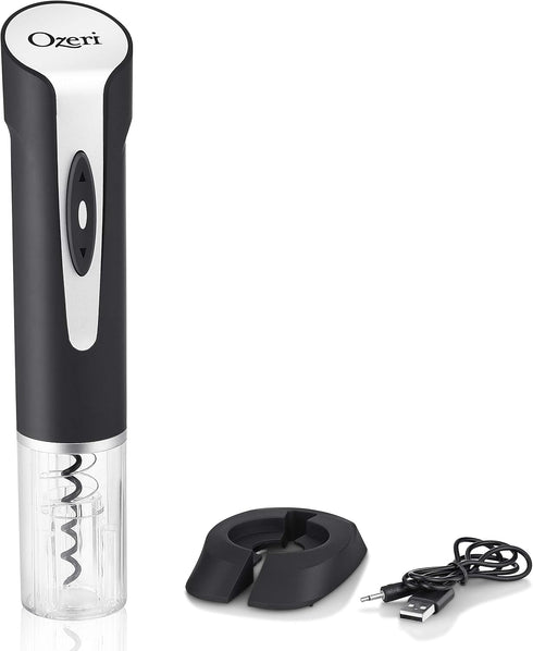 Ozeri Prestige II Cordless Electric Wine Bottle Opener with Foil Cutter...