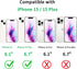 Compatible with iPhone 15 and iPhone 15 Plus Camera Lens Protector, Anti-Scratch Tempered Glass Camera Screen Protector Shockproof Full Protective...