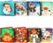 8 Packs Diamond Painting Christmas Cards by Numbers - Christmas Tree, Santa Claus, New Year Greeting Card, Stickers & Gifts...