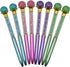 Maydahui 24PCS Crystal Gem Ballpoint Pen Retractable Colorful Pearl Quicksand Pens Black Ink for Students Party School Office...