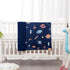 PHF Minky Baby Blanket for Boys and Girls, 30x40 Inches Neutral Double Layer Baby Blankets with Dotted Backing, Unisex Receiving Blanket Bed Throw...