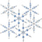 Solid Oak NC004 Kit Beaded Ornament Snowflakes Crystal/Black...