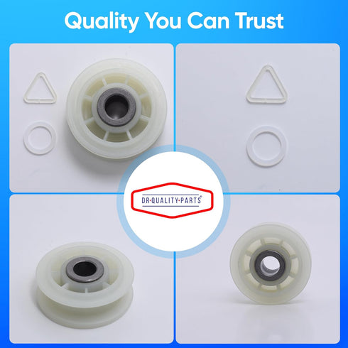279640 Dryer Idler Pulley Replacement Part By DR Quality Parts - Exact Fit for Whirlpool & Kenmore Dryer - Replaces 697692, AP3094197, W10468057