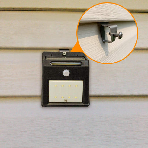 No-Hole Needed Vinyl Siding Clips Hooks Hanger for Hang Solar Powered Lights on Vinyl Siding with No Nails No Drilling, Easy removal (10 Pack)...