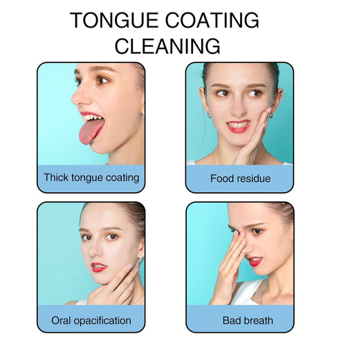3 Pack Tongue Scrapers 100% BPA Free - Dual Sides Tongue Scraper Cleaner Help Fight Bad Breath (Yellow)...