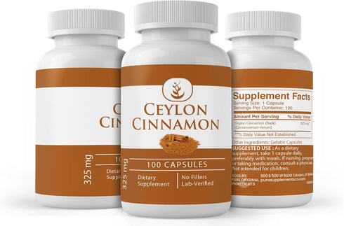 PURE ORIGINAL INGREDIENTS Ceylon Cinnamon, Always Pure, No Additives Or Fillers, Lab Verified...