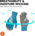 Vgo... 3-Pairs Age 3-5 Kids Gardening Gloves, Children Yard Work Gloves, Soft Safety Rubber Gloves (XXXS, KID-RB6013)...