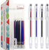 4 Heat Erase Pens Fabric Markers with 32 Refills, 1 Soft Tape Measure,1 Pack Plastic Pencil Box, Fabric markers are suitable forquilting supplies,...