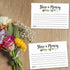 Greenery Share a Memory Cards, Funeral Guest Book, Memory Card for Celebration of Life, Graduation, Wedding, Retirement, Going Away Party, Pack of...