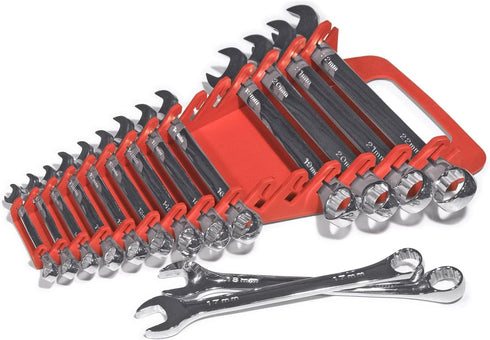 Ernst Manufacturing 30 Tool Wrench Gripper, forward/reverse Wrench Holder Pack, Red & Black...