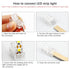 RGBZONE 10pcs 2-Pin 8mm LED Strip to Wire Connectors and 10m/32.8ft 2 Pin Extension Wire for Waterproof or Non-Waterproof Single Color LED Strip L...