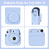 Camera Case and Album Compatible with Fujifilm Instax Mini 12 - Polaroid Instax 12 Mini Carry Bag with Strap and Photo Album - Pastel Blue...