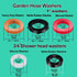 158 Pcs Faucet Rubber Washers and Garden Hose Gasket Assortment Kit for Assorted Outdoor Faucets Stem Worn and Plumbing Garden Shower Hose Washer ...