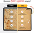 Quarter Sheet Pans 8x12 Inch Pack of 120 Parchment Paper Baking Sheets by Baker’s Signature | Precut Silicone Coated & Unbleached – Will Not Curl ...