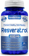 NASA Beahava 100% Pure Resveratrol - 1000mg Per Serving Max Strength (180 Capsules) Antioxidant Supplement Extract, Natural Trans-Resveratrol Pill...