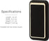 HANDL New York Black and Gold Professional Leather Collection HANDLstick Grip and Stand for Smartphone...