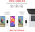 Vansuny 128GB USB C Flash Drive 2 in 1 OTG USB 3.0 + Type C Memory Stick with Keychain Dual Type C Thumb Drive Photo Stick Jump Drive for Android ...