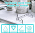 Assemble Acrylic Book Stand,4PC Clear Acrylic Display Easel for Displaying Pictures,Books,Music Sheets,Notebooks, Artworks, CDs, etc....