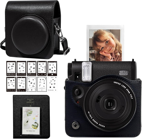 CAIYOULE Camera Case for Fujifilm Instax Mini 99?Fuji Mini 99 Instant Camera Bag With Mini 3inch Photo Album and Mini Photo Border Sticker(No Came...