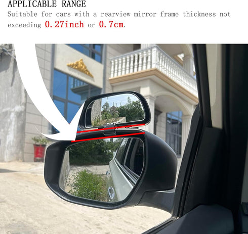 Blind Spot Mirror for Car 1 Pack, Rectangle Rear View HD Glass Wide Angle Mirror, Auto Interior Mirror for Cars Trucks SUVs RVs...