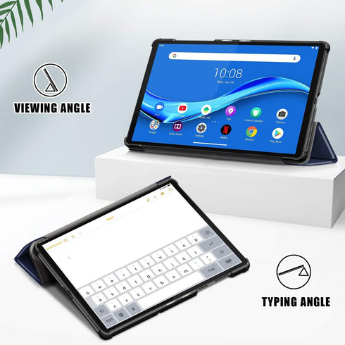 Case for Lenovo Tab M10 HD (2nd Gen), Folding Folio Ultra-Thin Smart PU Leather Stand Case Cover for Lenovo Tab M10 HD Gen 2 TB-X306X (Not for M10...