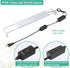 HITOP Full Spectrum LED Aquarium Light – 12” 16” 24” 32” Classic Fish Tank Light with RGB LEDs, with Timer and Stable Extendable Brackets (12-20in...