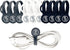 SUNFICON 10 Pack Earbuds Cords Organizers Magnetic Cable Clips Organizers Bookmark Clips Whiteboard Noticeboard Fridge Magnets USB Cable Manager K...